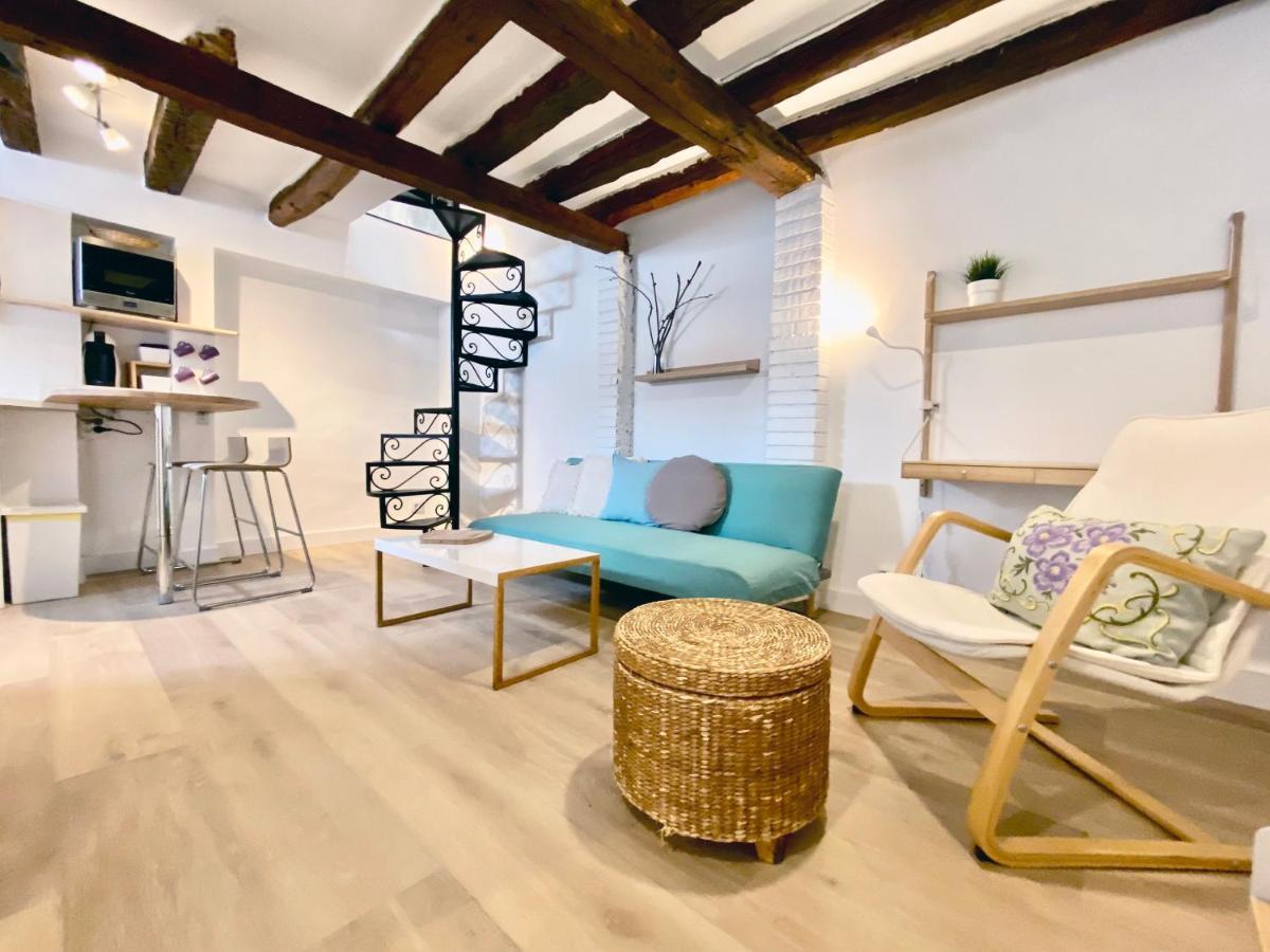 Charming Gran Via Attic Apartment Madrid Ngoại thất bức ảnh